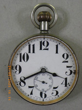 MONTRE GOUSSET RÉGULATEUR anglais 8 jours en argentan en état de fonctionnement