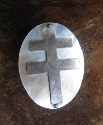 Broche camée sur - broche, croix