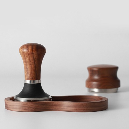 Support tamper café bois - tamper,