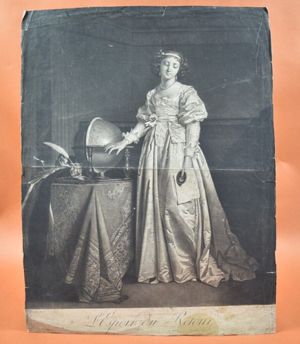 Gravure xixème espoir du - gravure,