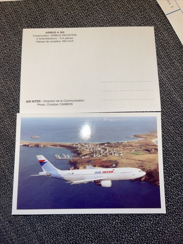 Carte postale air - carte,