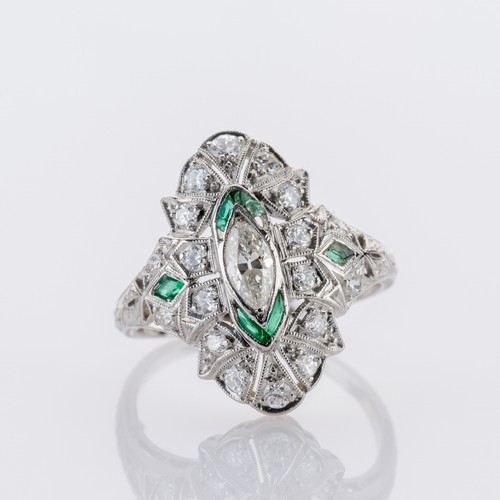 900 platinum ring with ct - platinum,