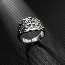 Bague homme croix chevalier