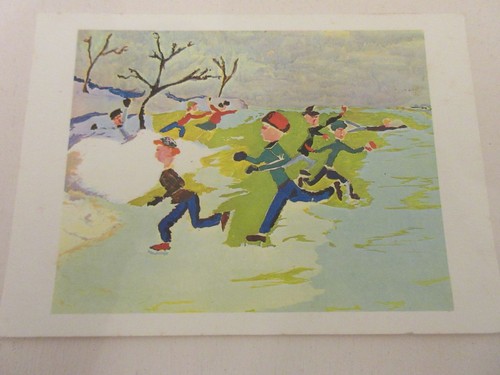 Carte postale tableau etats - cp,