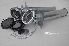 Granulés Storz Set 45° Abegwinkelt Avec Ventilation Tüv Certifié / Fixation