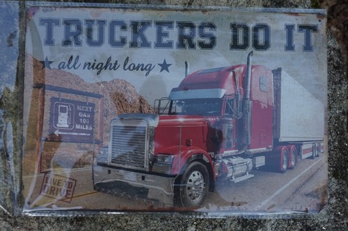 3731 plaque metal camion - metal,