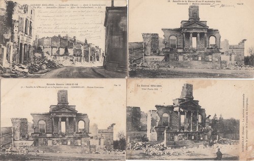 Lot old postcards - of,