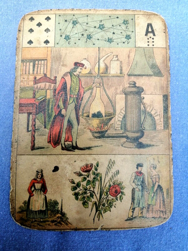 Ancienne carte tarot - de,