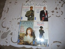 MAX  GALLO  ,  4 livres, de