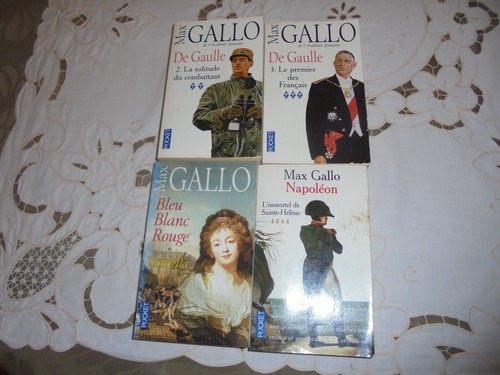 Max gallo 4 livres - gallo,