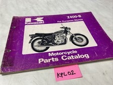 Kawasaki Z400-B Z400 B1 B2 catalogue pièces détachées parts list Z KZ 400