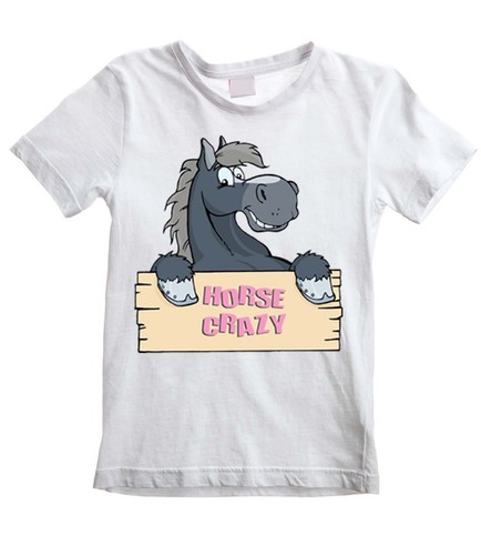 Cheval fou enfants shirt - cheval,