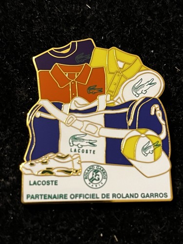 Pin lacoste roland garros - pin’s,