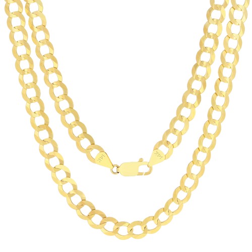 Solide 14k jaune hommes 8mm - 14k, or