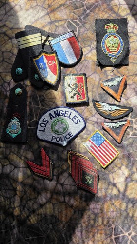 Lot patchs insignes - lot, patchs/insignes
