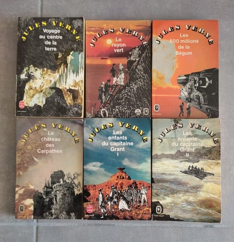 Lot livres jules - livres, verne
