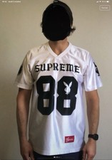 T-shirt Supreme x Playboy , Blanc Et Noir , En Excellent État , Taille M