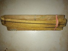 BBL Galon lézarde 18mm doré liseré noir grade lieutenant , prix au mètre