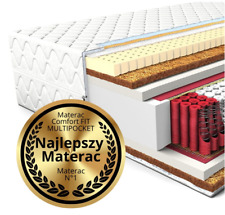 MATELAS Comfort FIT 7-zones 2 x noix de coco MULTIPOCKET 120kg 25cm H4-H4