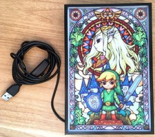 LAMPE LUMINEUSE USB DIY ZELDA THE WINDWAKER GAMECUBE FONCTIONNELLE BON ÉTAT