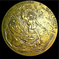 Importante medaille bronze - medaille,