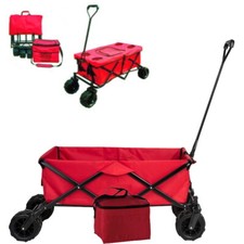 Chariot À Main Chariot + Sac Isotherme Brouette Camping Remorque MAX 80KG