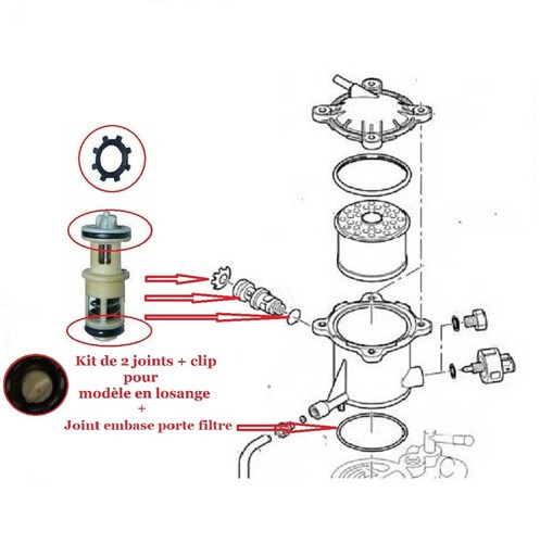 Joint clips reparation - joint, +