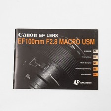 Canon EF100mm F2.8 Macro USM