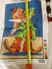 canevas à faire créations de Margot toile + écheveaux 100% coton