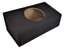 30.5cm Vide Caisson de Basse Boîtier MDF Noir avec Moquette Boom Voiture Van la
