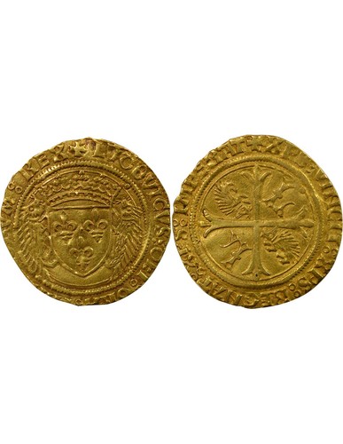France louis xii ecu d - -, d'or