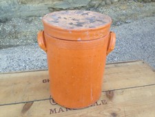 Ancien gros pot à conserve en
