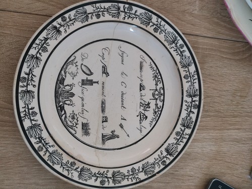 Assiette rébus choisy - assiette,