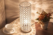 Lampe de table moderne et créative LED cristal Lampe de chevet Maison