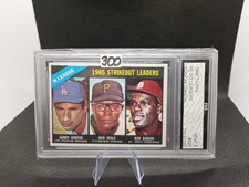 1966 66 psa 9 NL Strikeout
