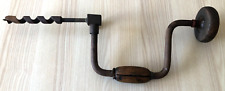 Vintage Perceuse main Manuelle Bois Métal Outil Chignole Vilebrequin hand drill