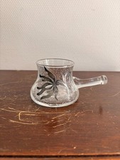 Pot Vase Lait Verre bullé