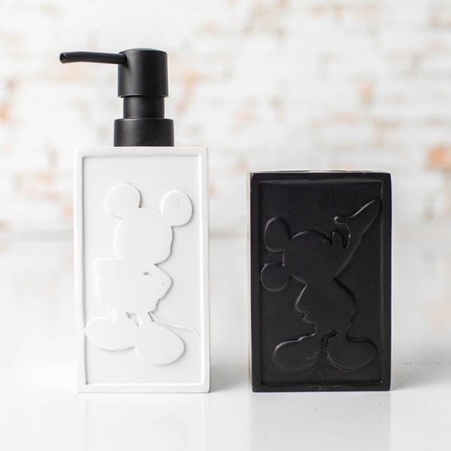Disney black white mickey - black,