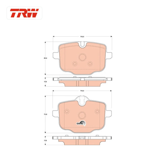 Kit plaquettes frein - kit, de