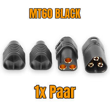 1 Paire MT60 Noir 3Pin Or