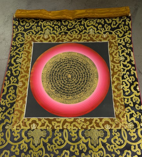 Tibet thangka peinture mantra - thangka,