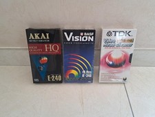 2 Cassette VHS Vierge 240 + 1