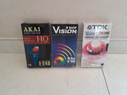 Cassette vhs vierge 240 - vhs, +