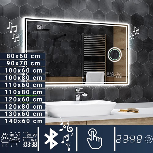 Miroir salle bain lumineux - miroir,