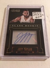 2012-13 Timeless Treasures #188 Jeff Taylor AU/ RC