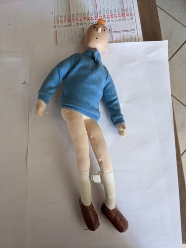 Tintin poupée figurine - tintin,