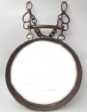 Atypique miroir en fer battu