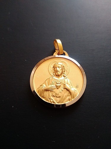 Médaille religieuse plaque - religieuse, or