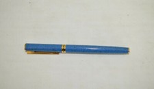 Stylo Plume Or Massif 18 K WATERMAN Laqué Bleu