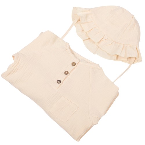Barboteuse fille habits poupon - barboteuse,
